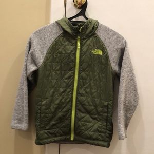 Quilted Sweater Fleece Jacket